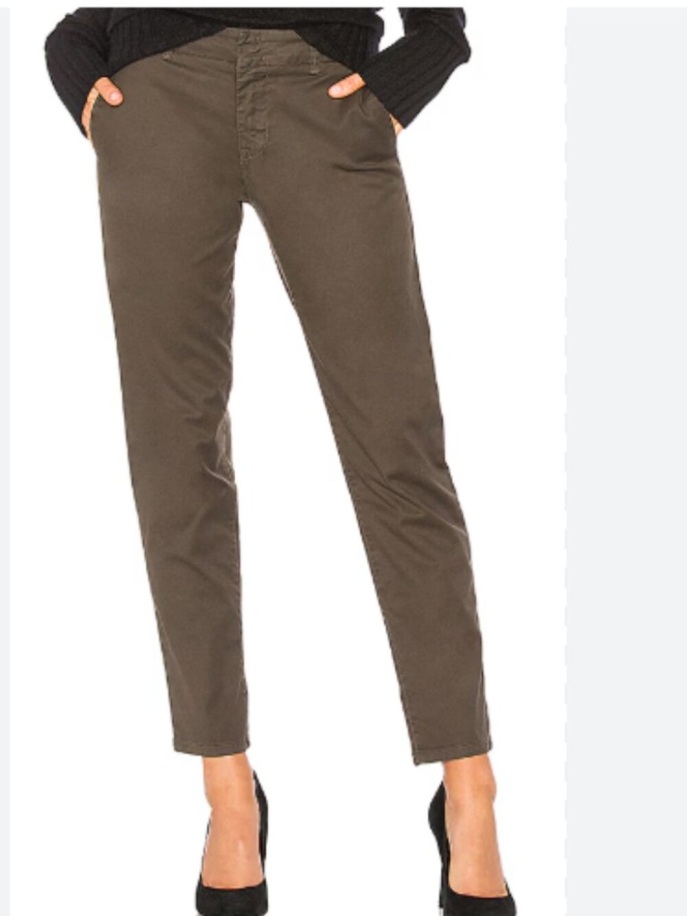 Vince Classic Chino Pant Surplus Green 26 Revolve